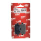 PLAQUETTE DE FREIN TRW POUR PEUGEOT 50 V-CLIC AV / PGO 50 BIG MAX 1994>2002 AV / MBK 100 BOOSTER 1999>2001 AV / YAMAHA 100 BWS 1999>2001 AV (MCB590 LC) 3322938403720