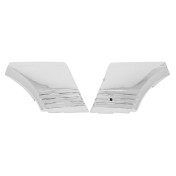 TOOL BOX DOOR FOR MOPED PEUGEOT 103 RCX-SPX, VOGUE CHROME (PAIR) -SELECTION P2R- 3701213433735