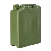 JERRYCAN FOR FUEL - PRESSOL - POLYETHYLENE ARMY GREEN -- WITH FLEXIBLE SPOUT - 20L