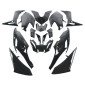 FAIRINGS/BODY PARTS FOR MAXISCOOTER YAMAHA 560 TMAX 2020> GLOSS BLACK (KIT 15 PARTS). 3700948231784