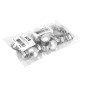 HANDLEBAR END PLUG- FOR ROAD BIKE- VELOX CHROME (30 ON CARD) 3660429533007
