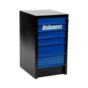 SERVANTE ATELIER PROFESSIONNELLE 6 TIROIRS NOIR/BLEU (L 510 x l 620 x h 900mm) 3700948243671