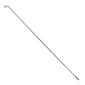 STAINLESS SPOKE- SILVER 2.3mm Lg 186mm J BEND (sold per unit-without nut) - ask nut 185897 3700948276792