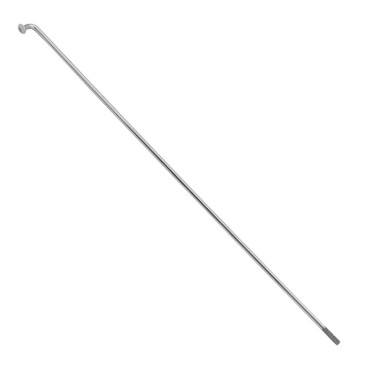 STAINLESS SPOKE- SILVER 2.3mm Lg 186mm J BEND (sold per unit-without nut) - ask nut 185897 3700948276792