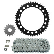 KIT CHAINE ADAPTABLE VOGE 500 DS 2020>2022 520 15x45 (DIAM COURONNE 158/180/8.2) (DEMULTIPLICATION ORIGINE) -AFAM- 5400598228902