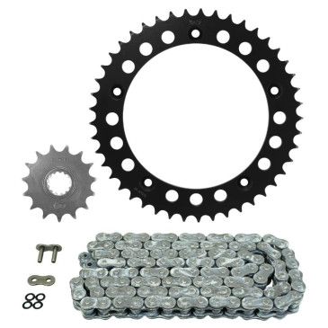 KIT CHAINE ADAPTABLE VOGE 500 DS 2020> 520 15x45 (DIAM COURONNE 158/180/8.2) (DEMULTIPLICATION ORIGINE) -AFAM- 5400598228902