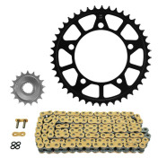 CHAIN AND SPROCKET KIT FOR BMW 900 F XR 2020>2021 525 17x44 (Ø SPROCKET 119/140/12.2) (OEM SPECIFICATIONS) -AFAM-