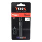 PROLONGATEUR DE VALVE PRESTA VELOX 60mm POUR TUBELESS ET TUBETYPE (VENDU A LA PAIRE SUR CARTE) 3660429506131