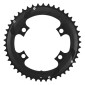 PLATEAU ROUTE 4BRA D.110 POUR SHIMANO TIAGRA 4700 TA X110 WS 46DTS EXTERIEUR COMPATIBLE SORA 3000/CLARIS 2000 NOIR 9/10V. 3662458018326