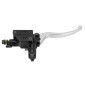 MAITRE CYLINDRE DE FREIN SCOOT ADAPTABLE SYM 50 JET 4 2T, JET 4 4T EURO 4, 50 XPRO EURO 4, 125 JET 4, 125 MASK NOIR/ARGENT DROIT -P2R- 3700948210109