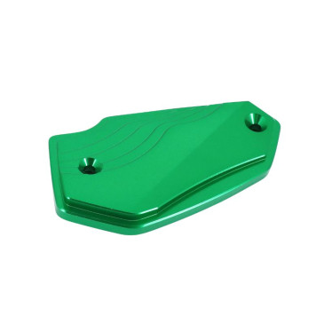 COUVERCLE DE MAITRE CYLINDRE DE FREIN MOTO POUR KAWASAKI 900 Z900 ALU CNC ANODISE VERT -AVOC-