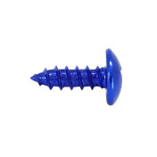 SELF-TAPPING SCREW 5,0 x 12 mm ALUMINIUM BLUE (10 in a bag). -SELECTION P2R- 7421083652192