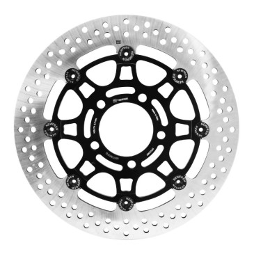 DISQUE DE FREIN ADAPTABLE SUZUKI 650 GSF BANDIT 2005>2006 AV, 600 GSX F 2004>2006 AV, 650 SV 2003>2018 AV (EXT 290mm - INT 69.2mm - 5 TROUS) (DF5229EF) -NEWFREN- 8025832383185