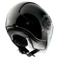 HELMET- OPEN FACE MT VIALE SV -DUAL SCREEN- SOLID GLOSS BLACK L