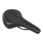 SADDLE- NEWTON FOR ROAD BIKE VM-FIT Short - BLACK 250x145mm - Black Rail