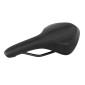 SADDLE- NEWTON FOR ROAD BIKE VM-FIT Short - BLACK 250x145mm - Black Rail