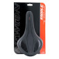 SADDLE- NEWTON FOR ROAD BIKE VM-FIT Short - BLACK 250x145mm - Black Rail