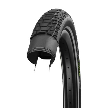 PNEU CARGO / CITY 20 X 2.15 SCHWALBE PICK-UP NOIR TR DOUBLE DEFENSE (55-406) COMPATIBLE VAE (POIDS MAX 115kgs) 4026495892537