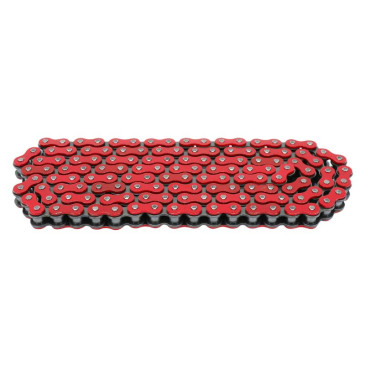 CHAIN FOR MOTORBIKE- ARTEK 420 REINFORCED - RED - 136 Links 3700948239735