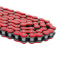 CHAIN FOR MOTORBIKE- ARTEK 420 REINFORCED - RED - 136 Links 3700948239735