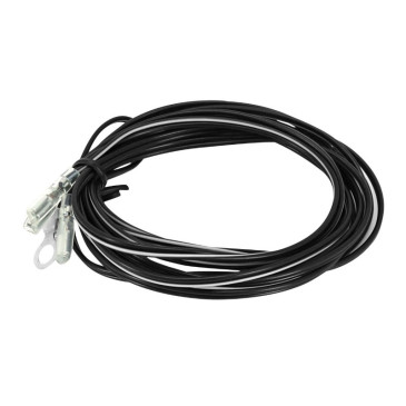 ELECTRIC CABLE FOR BICYLE (2 wires) BLACK 2.50 mt (ON BAG)