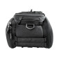 SINGLE BAG FOR BICYCLE-REAR- RACKTIME ODIN BLACK - On rear carrier (L 37cm x L 24cm x h 24cm) - COMPATIBLE SYSTEM RACKTIME SNAP-IT 2.0 (With folding side-bags) 4048174864826