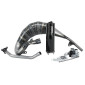 EXHAUST FOR 50cc MOTORBIKE- VOCA CROSS ROOKIE FOR BETA 50 RR 2021> (TOP/RIGHT MOUNTING - ALUMINIUM BLACK SILENCER) 3700948276112