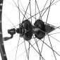 WHEEL FOR MTB - 26" DISC KARMA - Rear - Black - Eyelets - SHIMANO HUB M475 6 Holes for CASSETTE SHIMANO/SRAM 10/9/8 Speed -Black spokes. 3660429037451