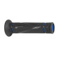 GRIP- PROGRIP ON ROAD 838 DUAL DENSITY OPEN END BLACK/BLUE 122mm (PAIR) (ROAD USE) 0801766086174