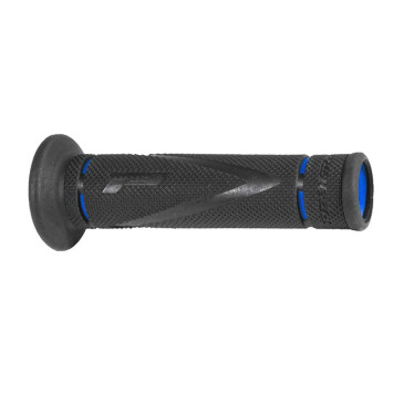 GRIP- PROGRIP ON ROAD 838 DUAL DENSITY OPEN END BLACK/BLUE 122mm (PAIR) (ROAD USE) 0801766086174