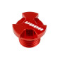 BOUCHON D'HUILE 50 A BOITE VOCA POUR DERBI 50 SENDA, GPR -ROUGE-