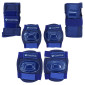 KNEES+ELBOWS+WRIST PROTECTIVE PADS - NOIR (6 PARTS KIT) FOR CYCLING - ROLLER - SKATE 3700256070150