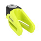 ANTIVOL BLOQUE DISQUE AUVRAY BD210 (DIAM 10mm) JAUNE AVEC POCHETTE 3700807709126
