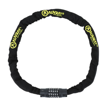 ANTITHEFT- CHAIN WITH COMBINATION LOCK - AUVRAY 1.20M ( LINK Ø 8 mm) 3700807709140