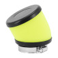 FILTRE A AIR TOP PERF MOUSSE JAUNE / NOIR FIXATION COUDE DIAM 49 mm 3700948293935