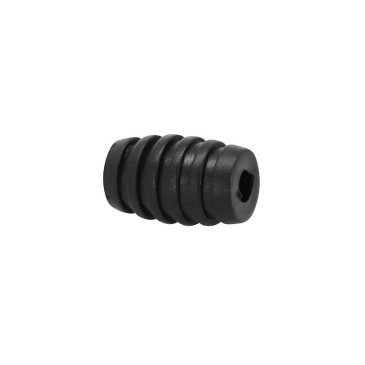 RUBBER COVER FOR GEAR SHIFT - Black - INT Ø 7mm - EXT Ø 18mm - LONG 28,5mm -SELECTION P2R-