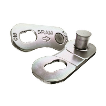 CONNECTEUR DE CHAINE VELO 12V. SRAM POWERLOCK FLATTOP AXS (ATTACHE RAPIDE) (BLISTER DE 4) 0710845826870