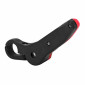 EMBOUT DE CINTRE A PILES NEWTON NOIR AVEC ECLAIRAGE INTEGRE (PAIRE) (OFFRE SPECIALE) 3700948236611