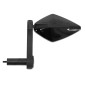MIRROR FOR BICYCLE-LEFT/RIGHT- NEWTON LOSAN - ON HANDLEBAR-BLACK - 10 x 5,5 cm 3700948241653