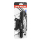 MINI PUMP - ROAD/MTB GIYO FINE PLASTIC BLACK TELESCOPIQUE VP/VS - WITH BRACKET ON BOTTLE CAGE