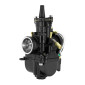 CARBURATEUR TYPE PWK 28 BLACK A BOISSEAU PLAT AVEC POWERJET ET STARTER A TIRETTE (QUALITE PREMIUM) -P2R- 3700948239490