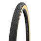 PNEU CITY 27 X 1 1/4 SCHWALBE ROAD CRUISER HS484 NOIR/BEIGE TR (32-630)