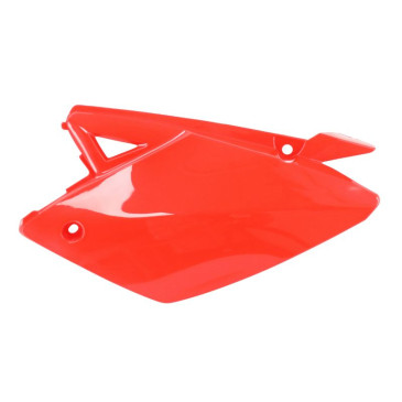 REAR SIDE COVER FOR 50cc MOTORBIKE RIEJU 50 MRT 2009>, MRT ENDURO 2009>, MRT PRO 2009>, MRT SM 2009> GLOSS RED LEFT (SOLD PER UNIT)