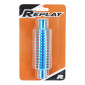 RADIATEUR/REFROIDISSEUR DE DURITE D'EAU ALU CNC BLEU FORME ROND (133 x 35 mm, FIXATION DURITE 17 mm) -REPLAY- 3700948242575
