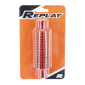 WATER HOSE COOLER - Red Aluminium cylindrical (133x35mm, For hose Ø 17mm) -P2R- 3700948242582