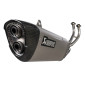 POT MAXISCOOTER AKRAPOVIC POUR YAMAHA 560 TMAX 2022> (LIGNE COMPLETE TITANE) (S-Y5R8-HILT) (HOMOLOGUE CE)