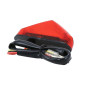 FEU ARRIERE 50 A BOITE/MOTO TRIANGLE ROUGE A LEDS (6 LEDS ROUGES) (HOMOLOGUE CE) -REPLAY- 3700948244609