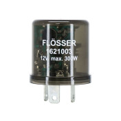 CENTRALE CLIGNOTANTE UNIVERSELLE 12V/300W MAX 3 FICHES/BORNES POUR CLIGNOTANT A AMPOULE + LEDS -FLOSSER ORIGINE- 4018354006322