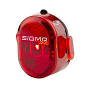TAILLIGHT ON BATTERY ON SEAT POST SIGMA NUGGET 2 FLASH (BATTERY LIFE: 5H STANDBY MODE-8H FLASHING MODE. RECHARGABLE ON USB) BLACK