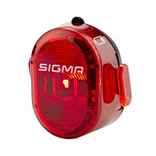 TAILLIGHT ON BATTERY ON SEAT POST SIGMA NUGGET 2 FLASH (BATTERY LIFE: 5H STANDBY MODE-8H FLASHING MODE. RECHARGABLE ON USB) BLACK 4016224150519